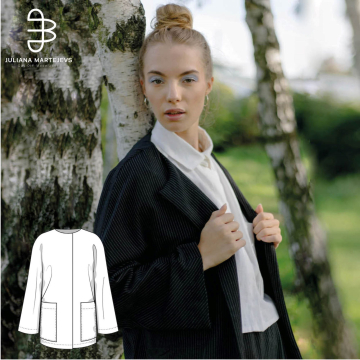 E-book JULIANA MARTEJEVS Kimono Jacke Cardigan, Duits