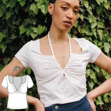 E-book JULIANA MARTEJEVS Neckholder Top, Duits/Engels