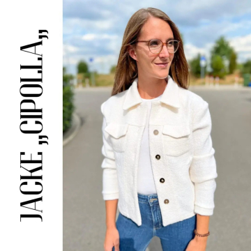 Ebook patron veste femme Cipolla JusAsuj, en allemand
