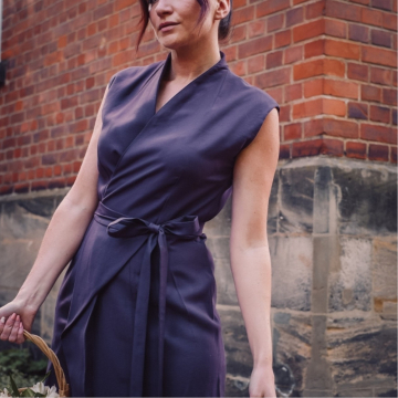 E-book JusAsuj Dames Jurk Cranberry Modell 517, Duits