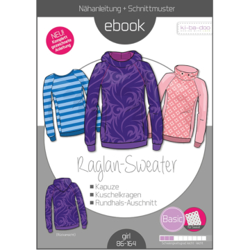 E-Book Ki-Ba-Doo Basic Raglan Hoodie Kids