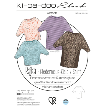 E-book Ki-Ba-Doo Fledermaus Jurk/Shirt Rajka, Duits