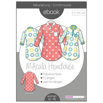 E-Book Ki-Ba-Doo Shirt Blouse MAcalla Woman, Duits