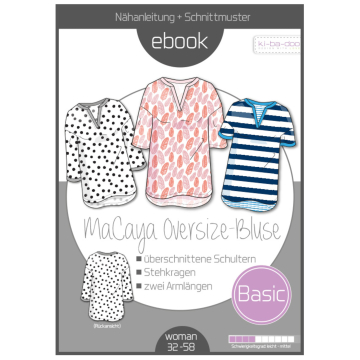 E-Book Ki-Ba-Doo Oversize Bluse MaCaya Damen