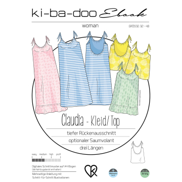 E-Book Ki-Ba-Doo top/jurk Claudia, Duits