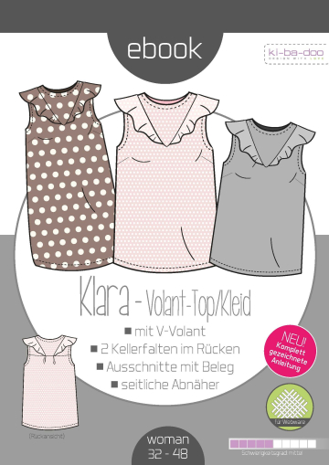 E-Book Ki-Ba-Doo Volant-Top/Kleid Karla, Duits