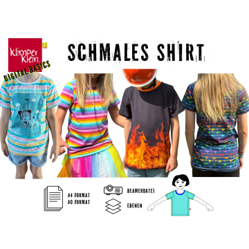 E-Book Klimperklein schmales Shirt Kids, Duits