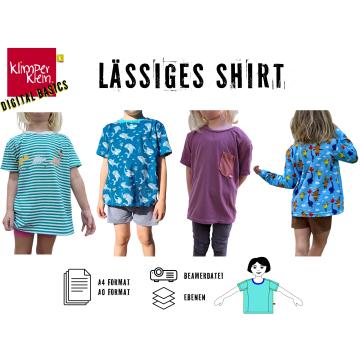E-Book Klimperklein lässiges Shirt Kids, Duits