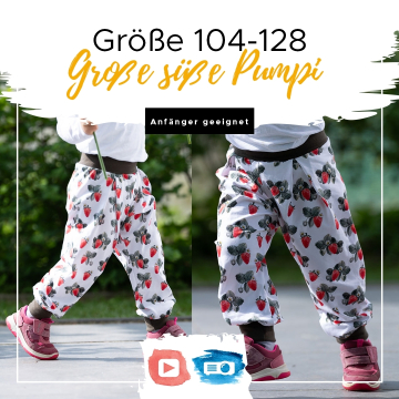 E-Book Knopf und Nadel große süße Pumpi Kinderhose