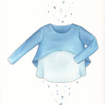 E-Book Königin Mutter Stillshirt Madeleine, duits