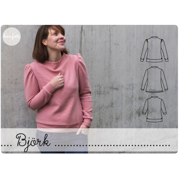 E-book Konfetti Patterns Dames pullover Björk, Duits