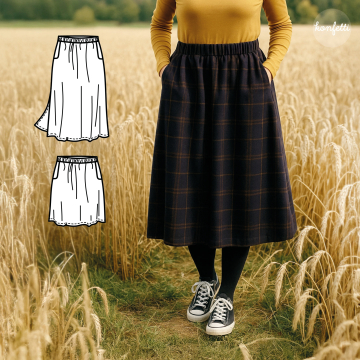 E-Book Konfetti Patterns Damen Rock Bine