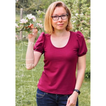 E-book Konfetti Patterns damesshirt Ida, Duits