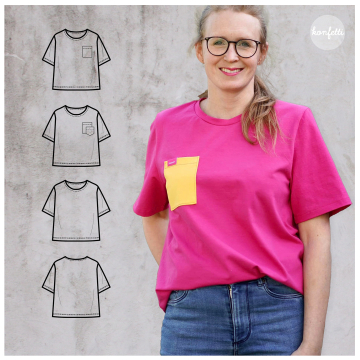 E-book Konfetti Patterns damesshirt Ilse, Duits