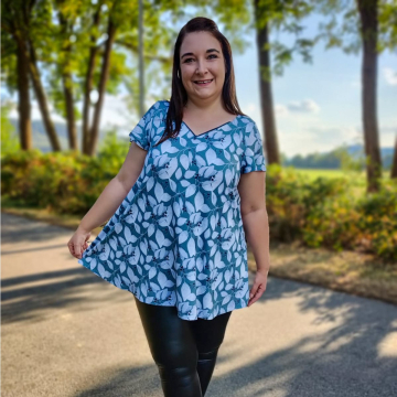 E-Book Küstenschnitt Dames Shirt met ritssluiting Sontje Curvy, duits