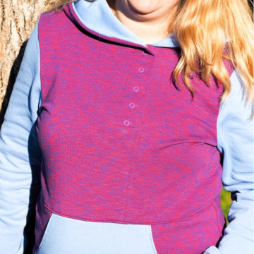 E-Book Küstenschnitt Dames hoodie Meine Ylvie Curvy, duits