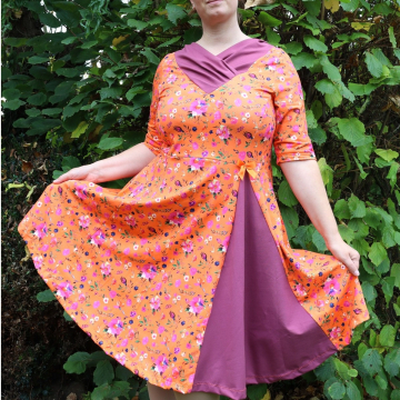 E-Book Küstenschnitt Damenkleid Valentina Curvy