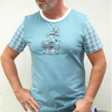 E-Book Küstenschnitt Herenshirt Fin, duits