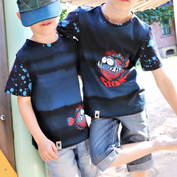 Ebook patron t-shirt Enfant Fin Maxi Küstenschnitt, en allemand