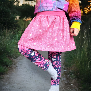 Ebook patron leggings/jupe enfant Caitlin Lilelle Datoine, en allemand