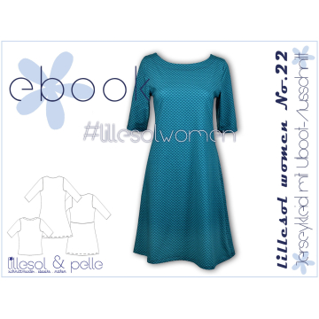 E-Book Lillesol & Pelle Jersey Dress with Boat Neck Woman, german