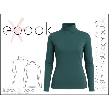 E-Book Lillesol & Pelle Slim Fit Rollkragenpulli Damen