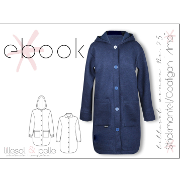 E-Book Lillesol & Pelle Strickmantel/Coatigan Ama, german