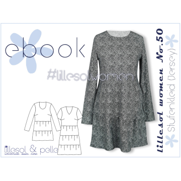 E-Book Lillesol & Pelle Stufenkleid Jersey Woman, german