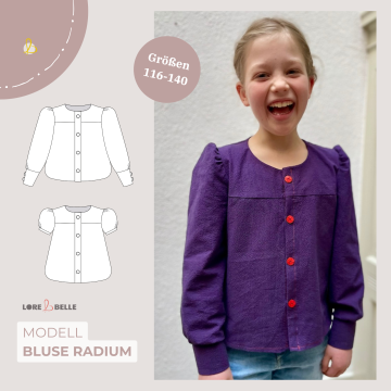 E-Book Lore & Belle Bluse Radium Gr. 116-140