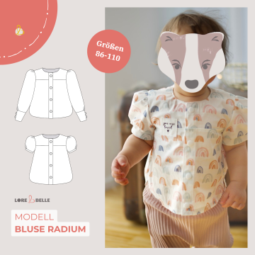 E-Book Lore & Belle Bluse Radium Gr. 86-110