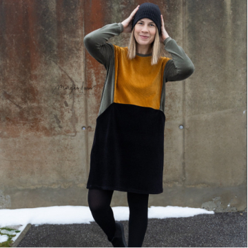 E-book Lotte & Ludwig Damen-Oversize-Kleid Muckelig für Sie, Duits