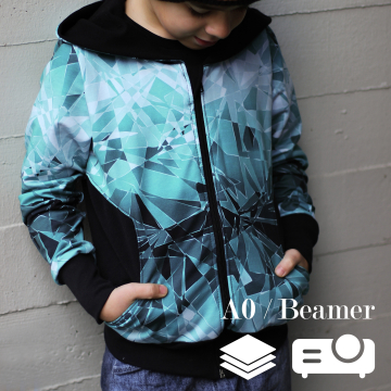 E-Book LovelySewDesign Jacke/Weste/Cardigan Lovely Jacket 122-164 Beamer/A0-Version