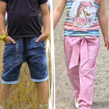 Ebook patron pantalon enfant Lovely Bagg Pants LovelySewDesign, en allemand