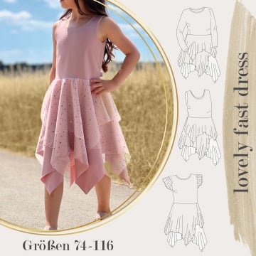 E-book LovelySewDesign Lovely Fast Dress Kids 74-116, Duits