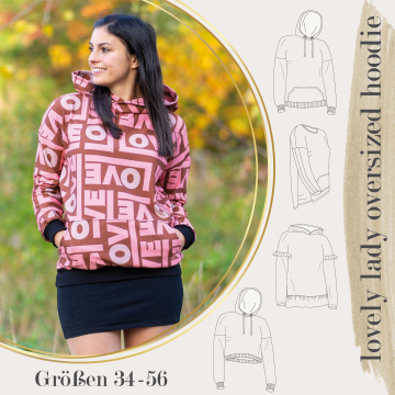 E-book LovelySewDesign Lovely Lady Oversize Hoodie, Duits