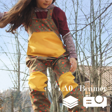Ebook patron salopette enfant lovely outdoor pants LovelySewDesign y compris fichier beamer A0, en a