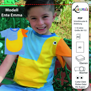 E-Book Luanimals Ente Emma T-Shirt Kids