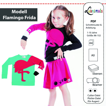 E-Book Luanimals Flamingo Frida Pullover Kids
