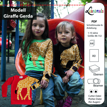E-Book Luanimals Giraffe Gerda Pullover Kids
