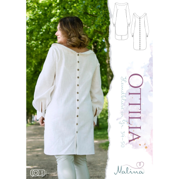 E-book MaLiNa Hemdbluse Ottilia Dames, Duits