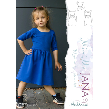 Ebook patron robe enfant Jana MiniMe MaLiNa, en allemand