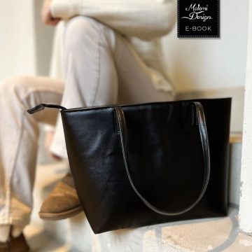 Patron sac shopper pdf Olivia Malomi, en français