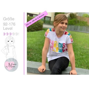 Ebook patron t-shirt fille Lichtblick MamaMika, en allemand