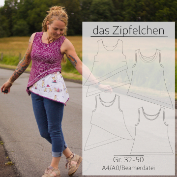 E-book ManjiPuh Ladys Shirt Zipfelchen, Duits
