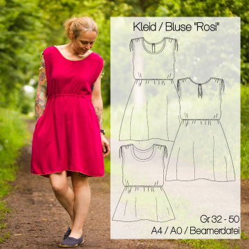E-book ManjiPuh Jurk/Blouse Rosi, Duits