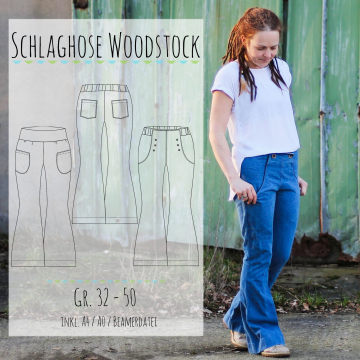 E-Book ManjiPuh Schlaghose Woodstock, Duits