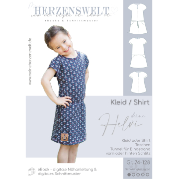 E-Book Meine Herzenswelt Kleid/Shirt Deine Helvi Kids, en allemand