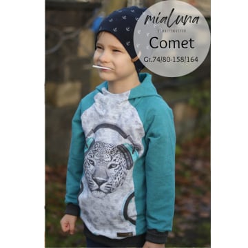 Ebook patron sweat enfant Mialuna Comet, en allemand