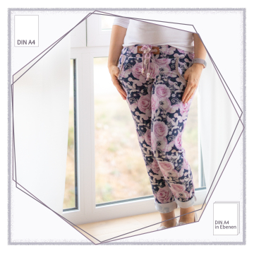 E-book Mini&Me Patterns Sweathose Women - A4, Duits