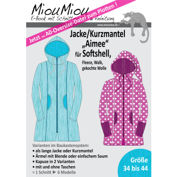 E-Book Miou Miou manteaux Aimee, en allemand